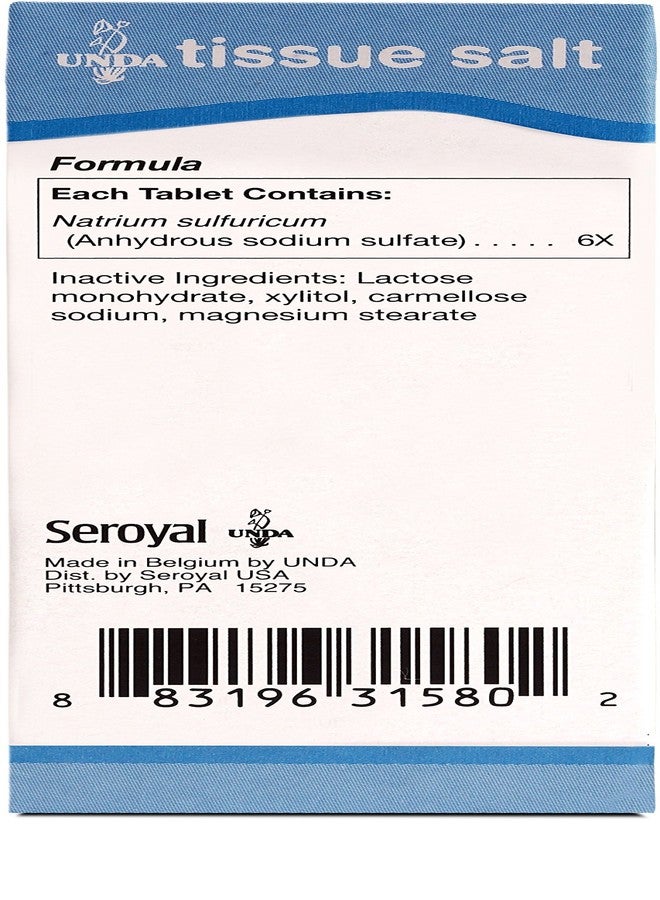 UNDA Natrium Sulfuricum 6X (Salt) -| Homeopthic Remedy Supports Temporary Relief of Mild Indigestion Symptoms | 100 Tablets - Image 2
